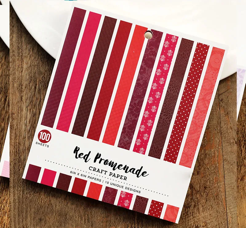 6 X 6in Paper Pad For Scrapbook Photo Album/high Quality Printed Paper