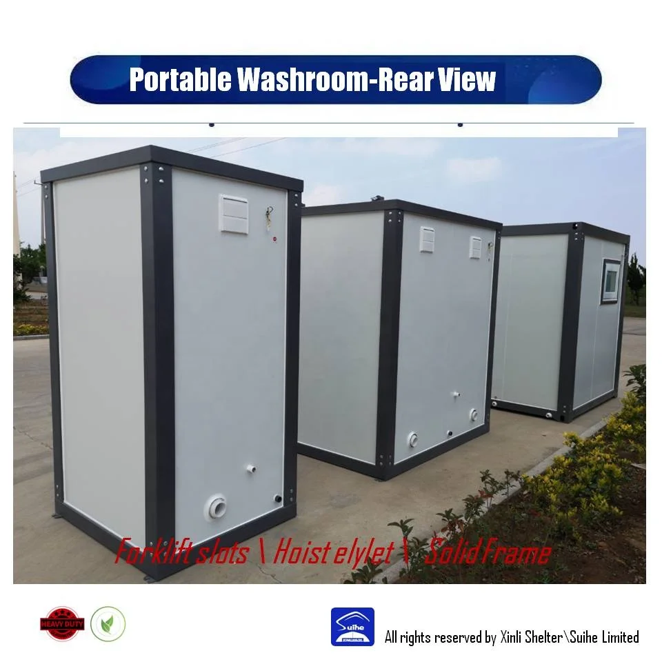 Suihe Prefab Public Outdoor Bathroom Mobile Portable Shower Toilet