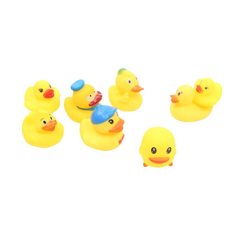 Bath Duckling Cartoon Cute Little Yellow Rubber Duck Shower Float ...