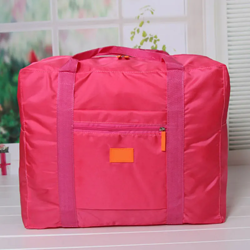 Wholesale low cost foldable versatile waterproof nylon luggage travel storage bag on sale
