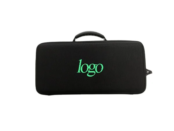 custom protective portable hard shell EVA electronics keyboard travel holder bag with customized EVA cutting foam insert
