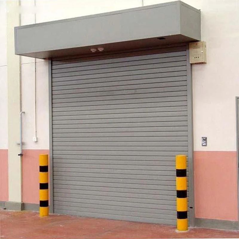 Toma Galvanized Steel Fire Resistant Roller Door Fire Rated Rolling Door Steel Fireproof Roller