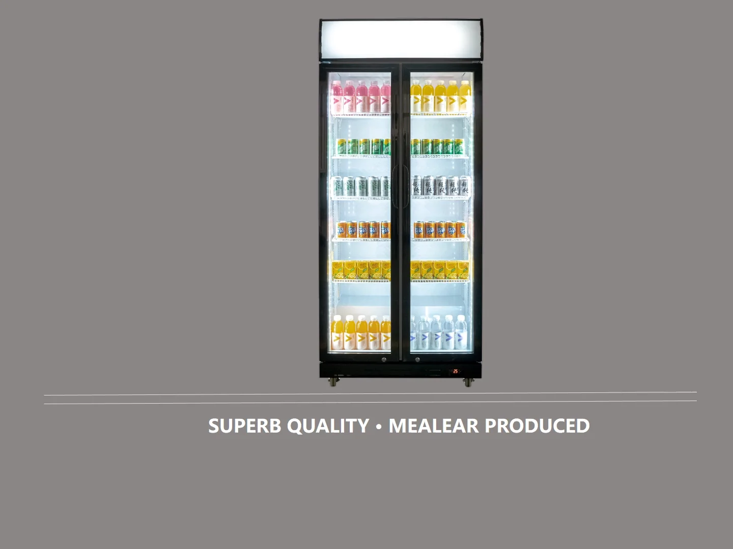 2 Glass Door Beverage Cooler Juices Display Chiller Cold Drink Display Refrigerator Vertical