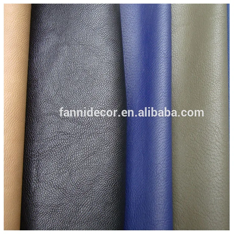 Thin Soft PU Leather Fabric For Making Clothes 54 Inch Faux Leather For Garment