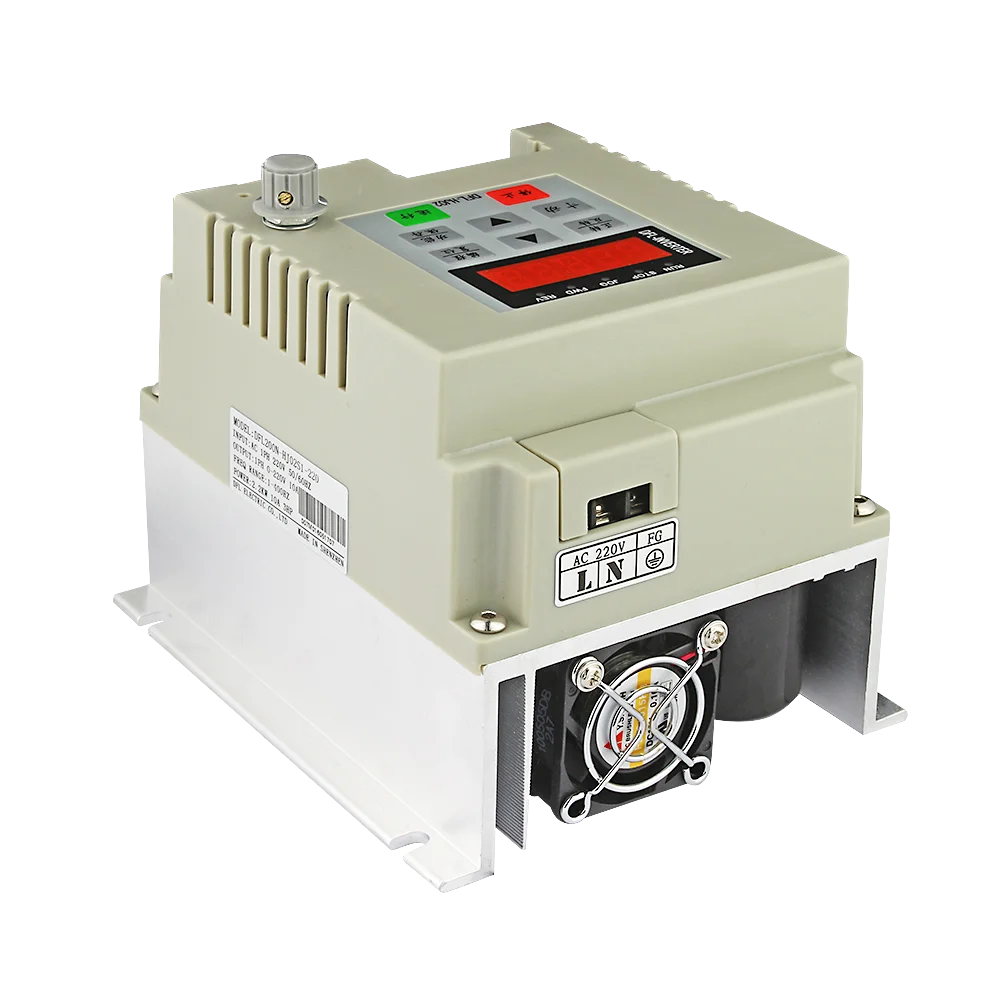 Singlephase Twowire 220v Output Inverter Vfd For Twophase Fan Water