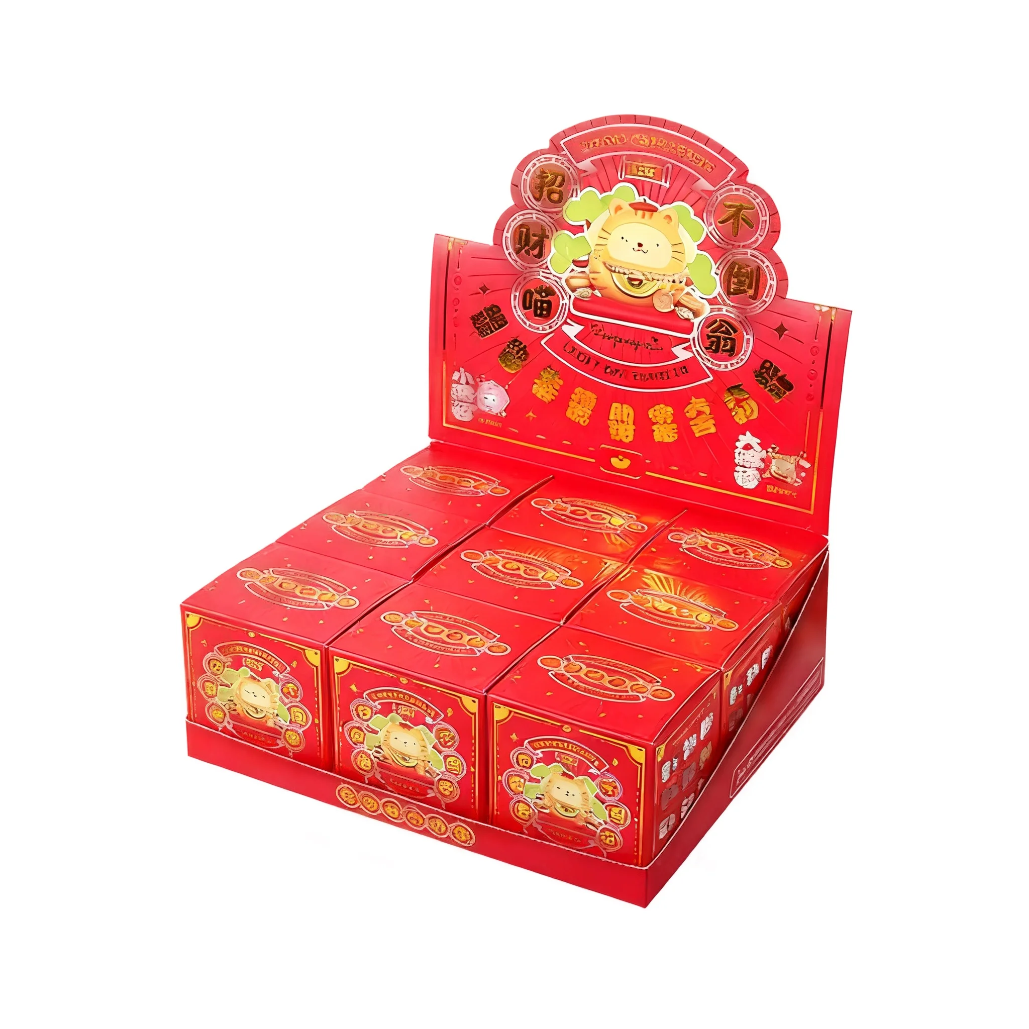 Authentic TOPTOY for Sanrio Family Lucky Cat Tumbler Series