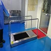 Clean Room 1 meter length Automatic Shoe Sole Cleaning Machine hand rail option