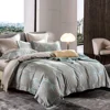 Luxury 100% cotton lint custom printed duvet cover with pillow case quilt cover bedding set