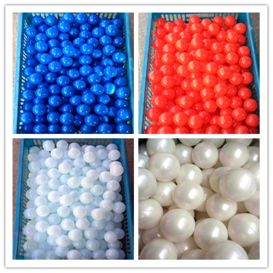 7cm CE Mark Wholesale 600PCS Soft Plastic Pit Large Ball White Balls Dia 