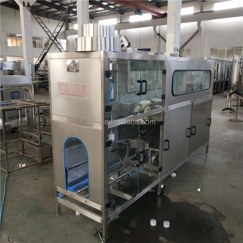 5 Gallon Bucket Pure Water Washing Filling Sealing Machine Washing