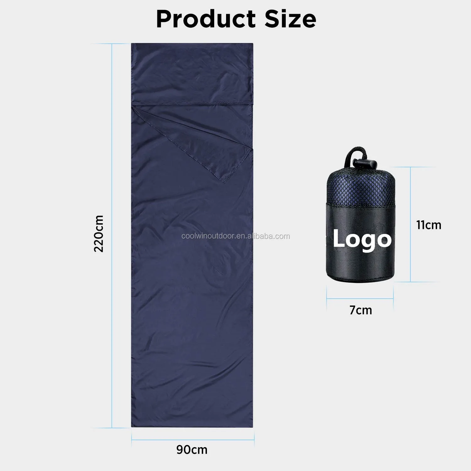Sleeping Bag Liner,Portable Lightweight Travel Sheet Camping Sleep Bag