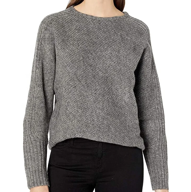 
OEM/ODM knitwear Custom sweater oversize sweaters women jumpers Plus size sweaters casual style 