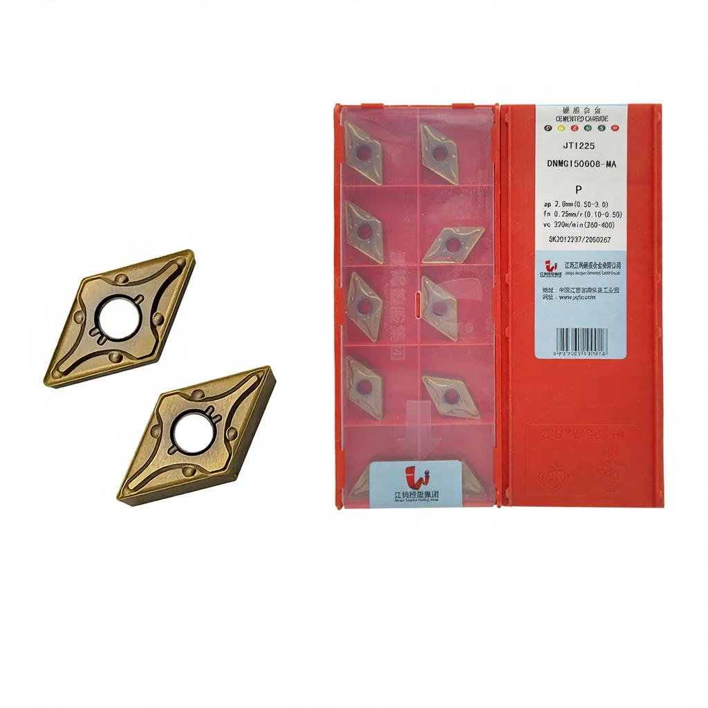 JXTC DNMG150608-MA JT1225 Carbide Inserts for CNC Turning