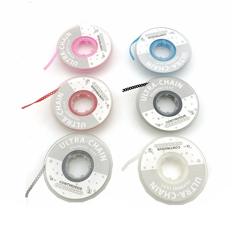 Dental Orthodontic Rubber Elastic Power Chain For Brackets Buy Dental