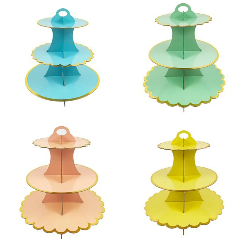 Wholesale Cake Stands For Wedding Birthday Party 5 Tier Cardboard