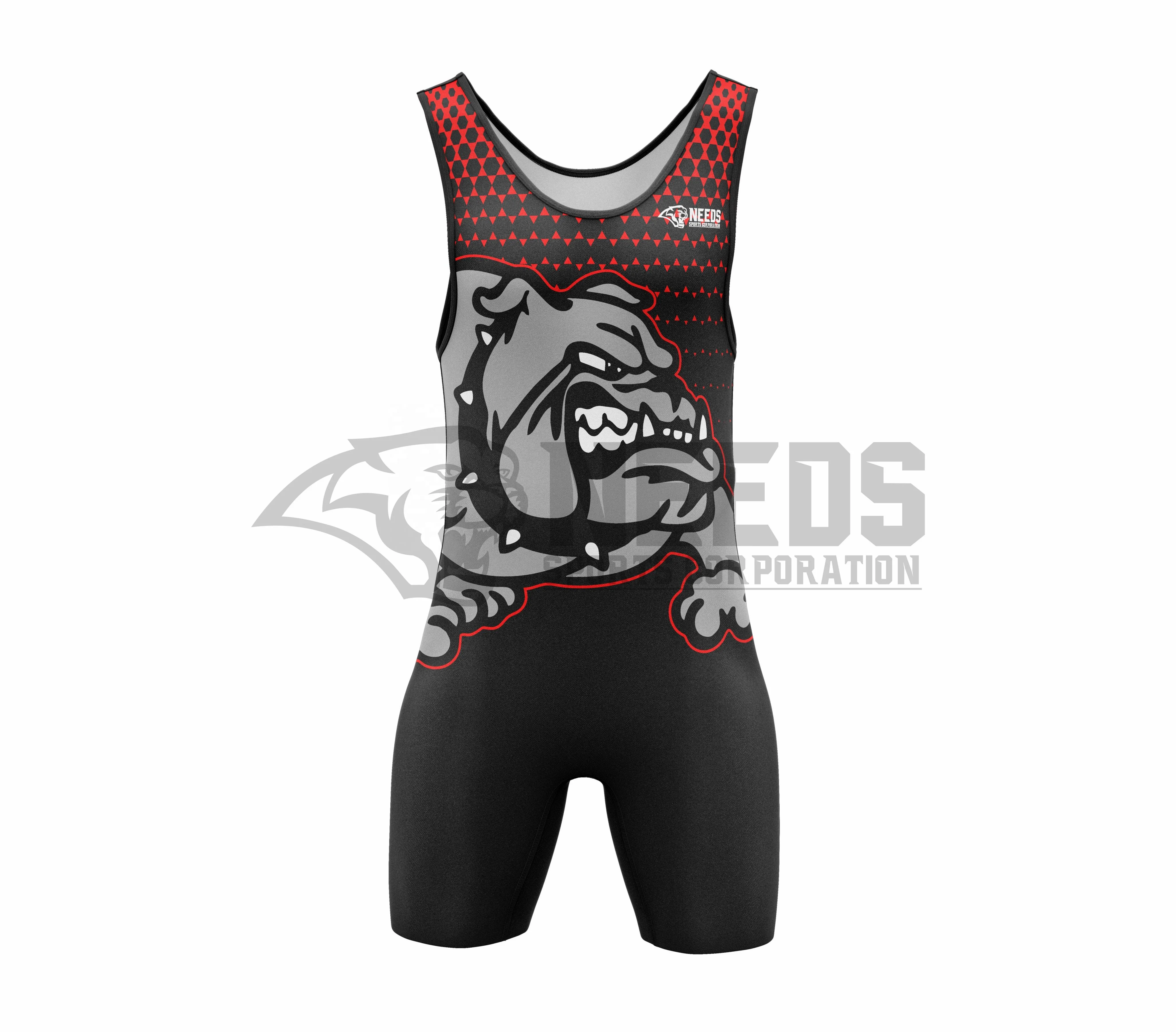 Custom Sublimated Wrestling Singlet Polyester Spandex Made Buy Sublimated Wrestling Singlet