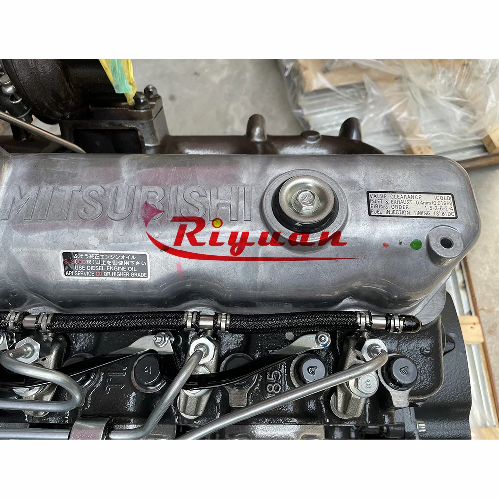 Genuine Mitsubishi Engine 6d34 Sk200 5 Sk200 6 Kobelco Excavator Sany 6d34 D06s2 Engine Assembly