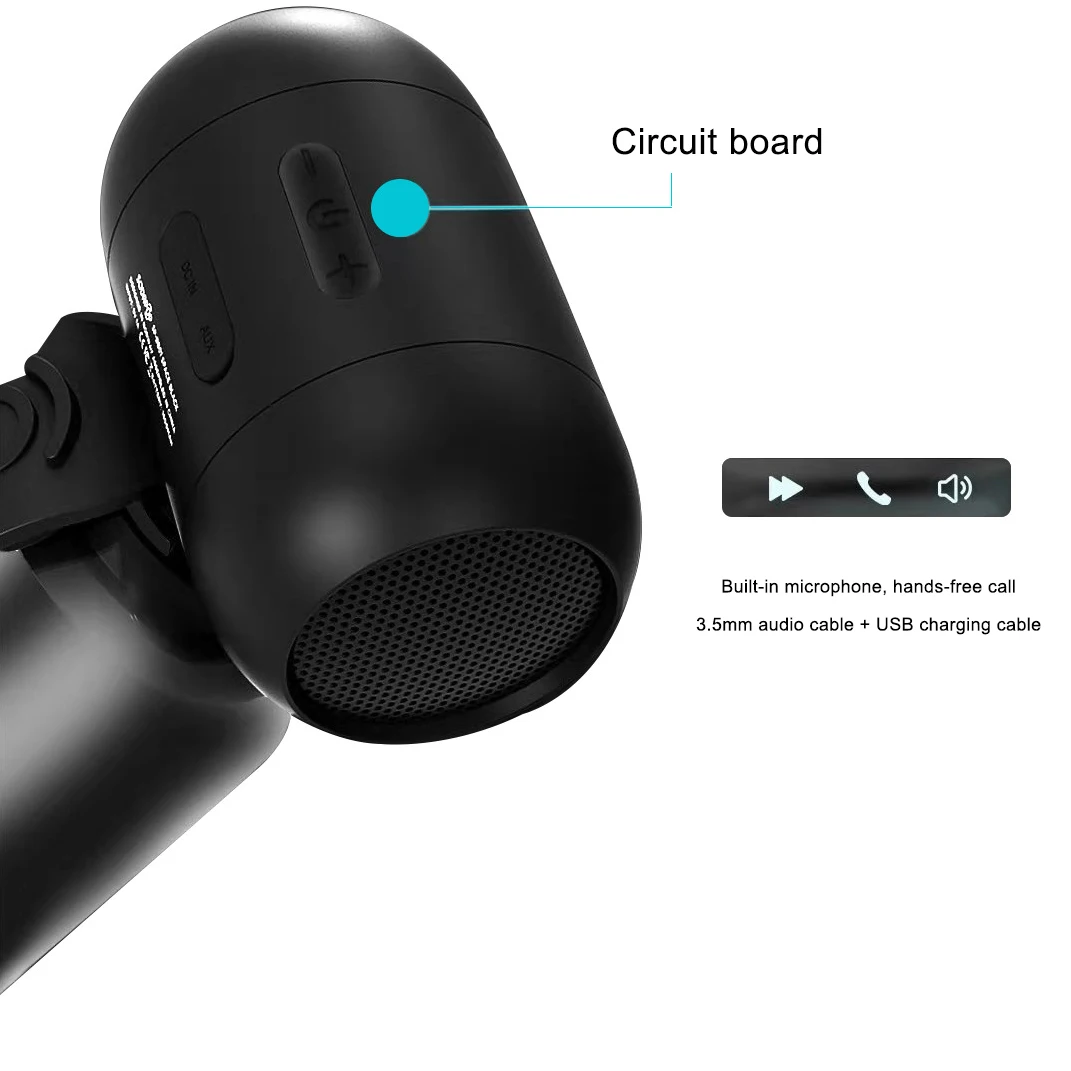 2021 new Creative Bottle Wireless Blue-tooth Speaker Large Volume Beverage Bottle Speaker - ANKUX.COM