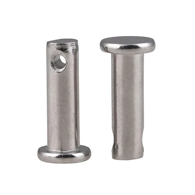 Gb882 304 Stainless Steel Dowel Pin With Flat Head And Hole Buy Dowel
