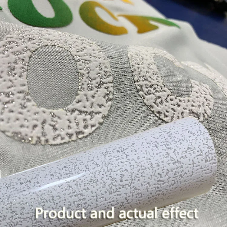 Wholesale Pattern Flocked Htv Rolls Sheet Customized Flocking Heat