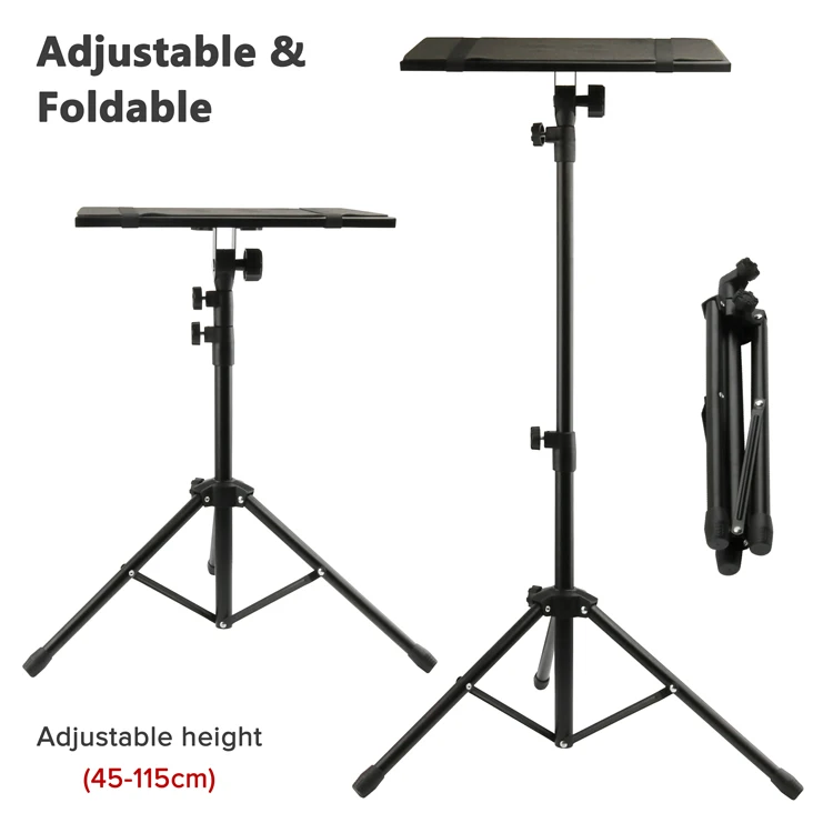 Popular Laptop Stand Aluminum Multi Function Tripod Stand With Tray