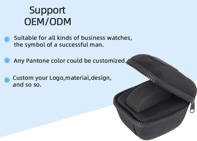 product factory wholesale portable storage strap display 40mm luxury watch boxes cases-2