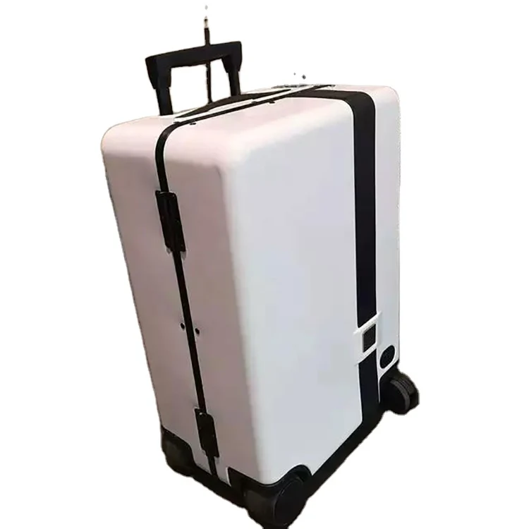 New Design Remote Control Automatic Carrying Luggage Foldable Trolley Scooter Suitcase