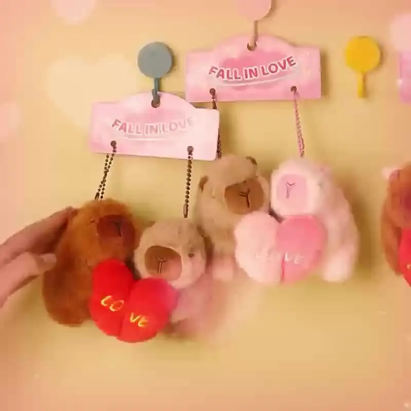 Valentine'S Day Gift a Pair of Keychains Magnetic Heart Keychain