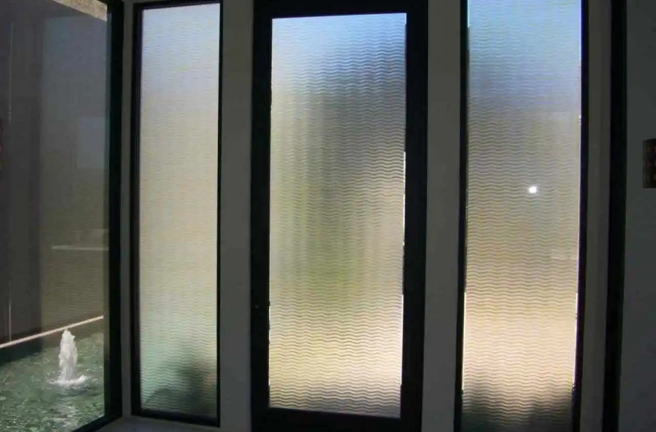 Decorative Frosted Glass/Acid Etched Glass Doors/Windows/Partitions
