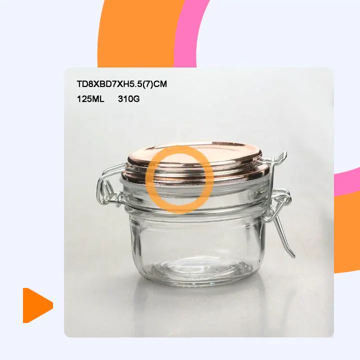 Wholesale Factory Food Grade Airtight 200ml Glass Condiment Jar Spice