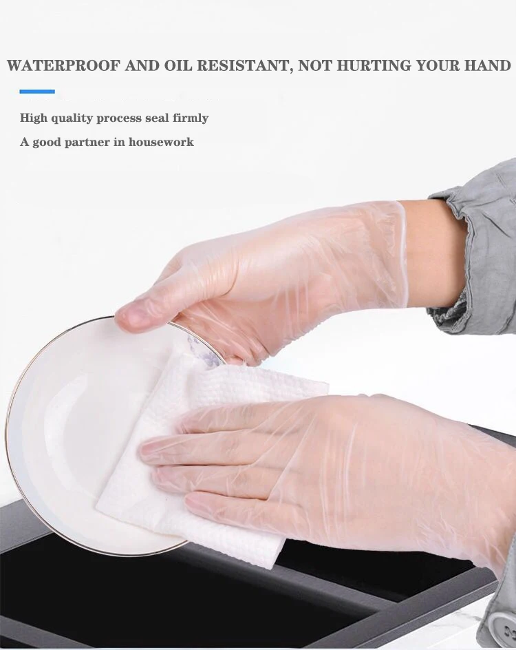 Disposable vinyl gloves