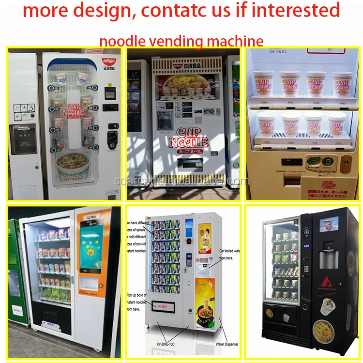 Hot Water Pot Ramen Vending Machines Noodle Instant Noodle Vending