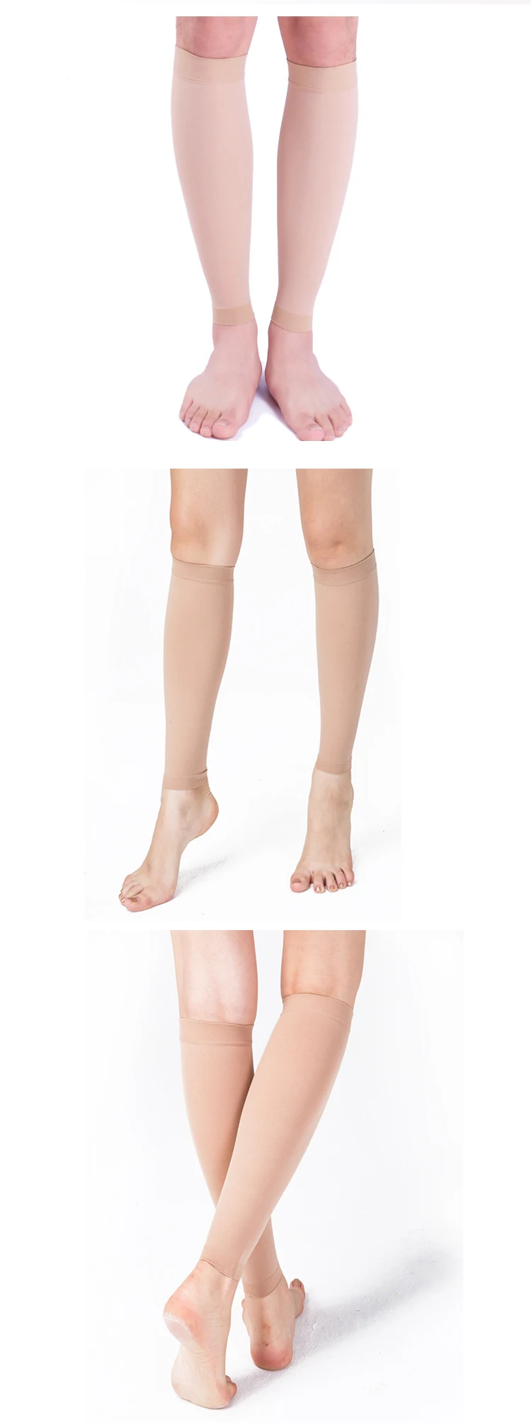 20-25 mmhg graduated compression running leg calf sleeves