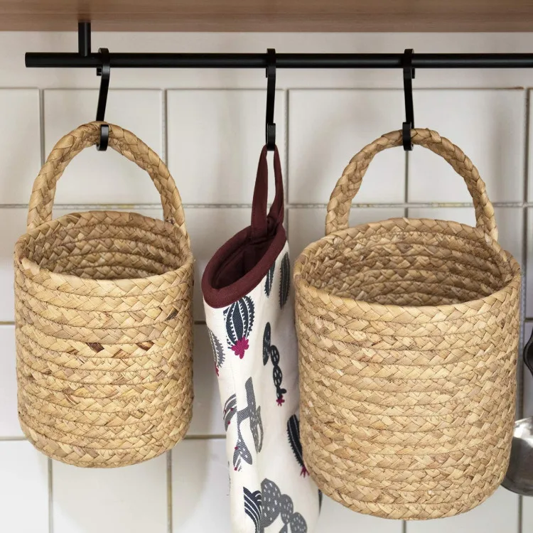 woven seagrass belly basket