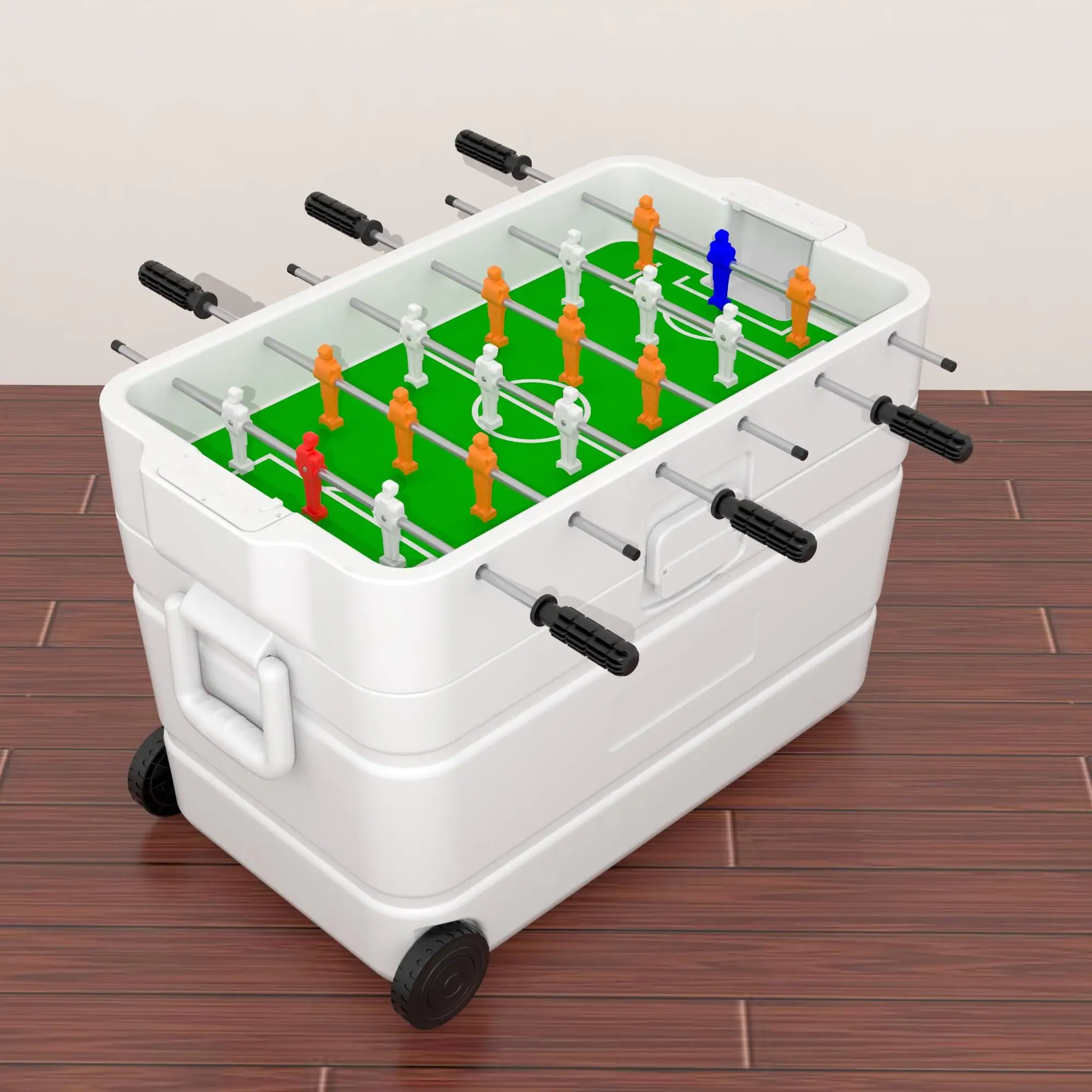 Foosball Table With Plastic Cooler Box Buy Cooler Box With Foosball