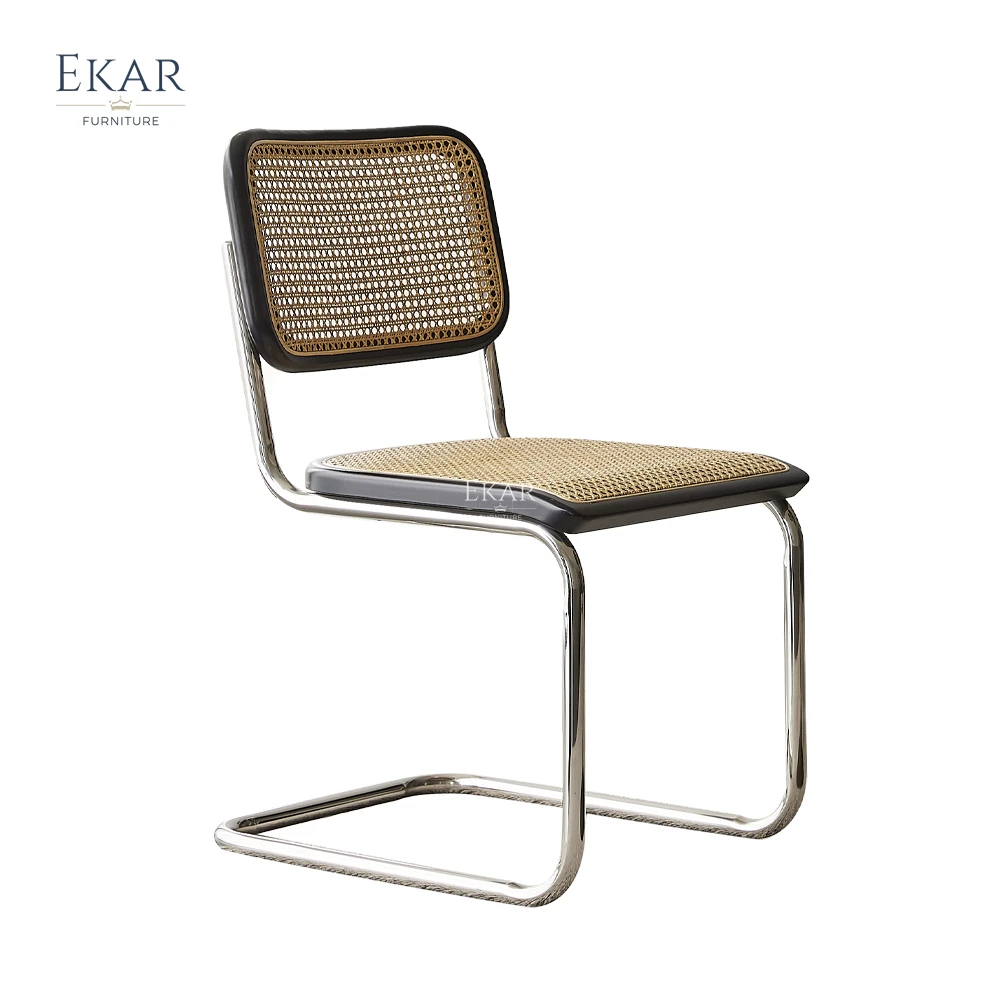 product ekar furniture unique design nordic wood and cane furniture dining room rattan dining chairs-59