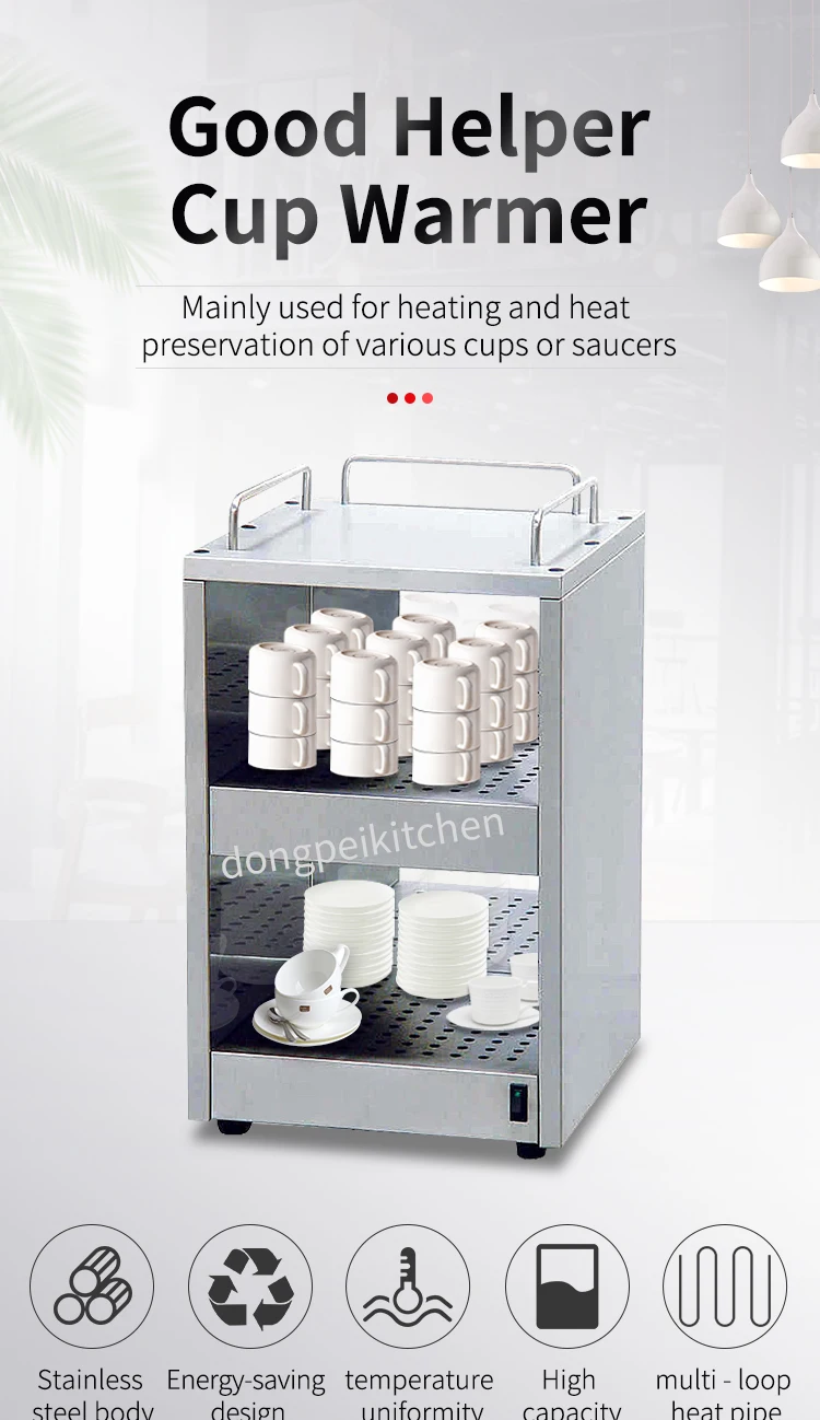 Metal White Ceramic Cup Warmer, For Restaurant