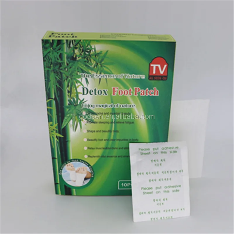 Hot Selling Foot Detox Slimming Patch Chinese Green Relax Foot 