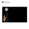 Magwall double-layer soft magnetic Bear Black wallpaper Height chart series children graffiti self-adhesive whiteboard