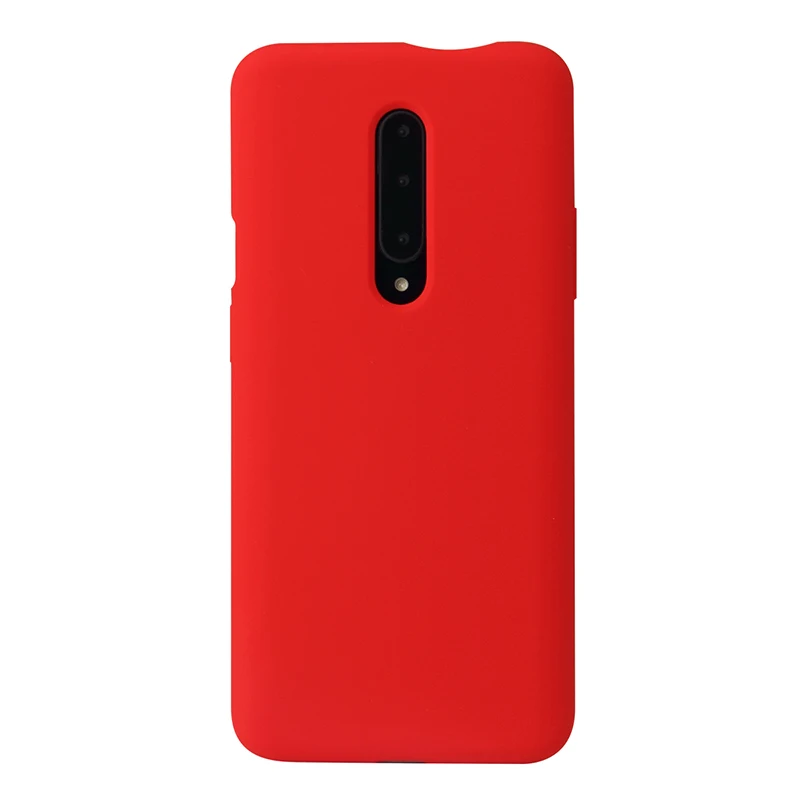 Silicone Cell Phone Case Cover For OnePlus 1+7 Silicone Case Genuine Liquid Ge Rubber Mpbilephone Cover Case For OnePlus 7
