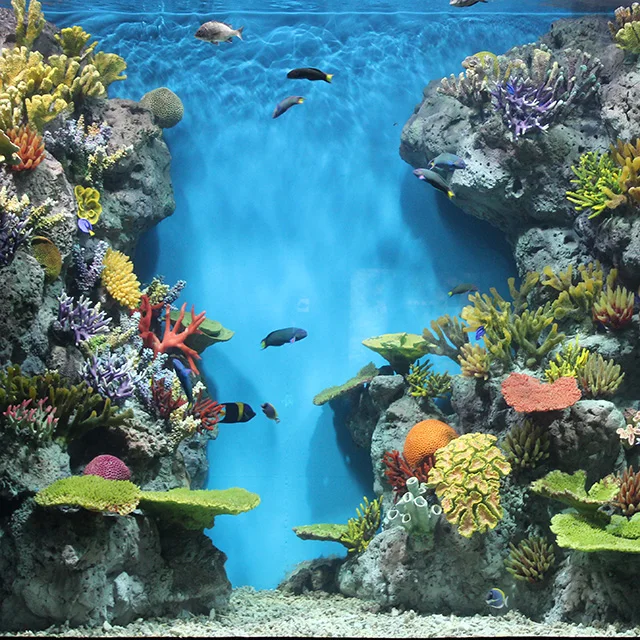 no color change soft stylish artificial landscaping oceanarium