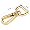Zinc Alloy Handbags Hardware Gold D Ring Tail Metal Snap Hook, Custom Metal Spring Snap Hook for Bags