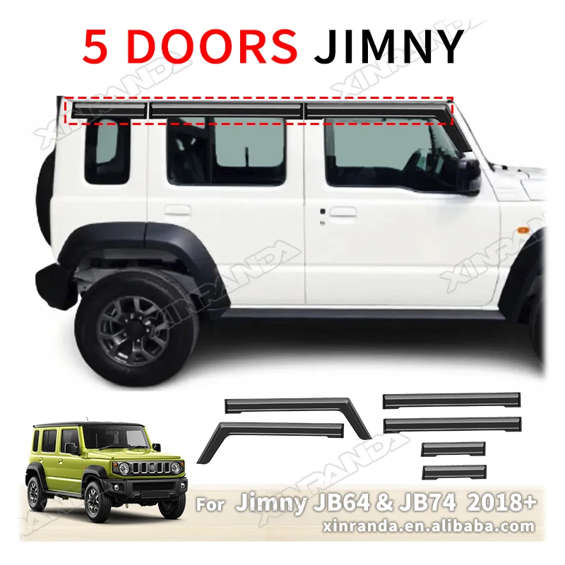 Jimny Accessories Jimny 5 Doors Window Visor For Suzuki Jimny Jb64 Jb74
