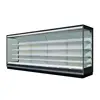 LED lighting display showcase cooler open front refrigerator