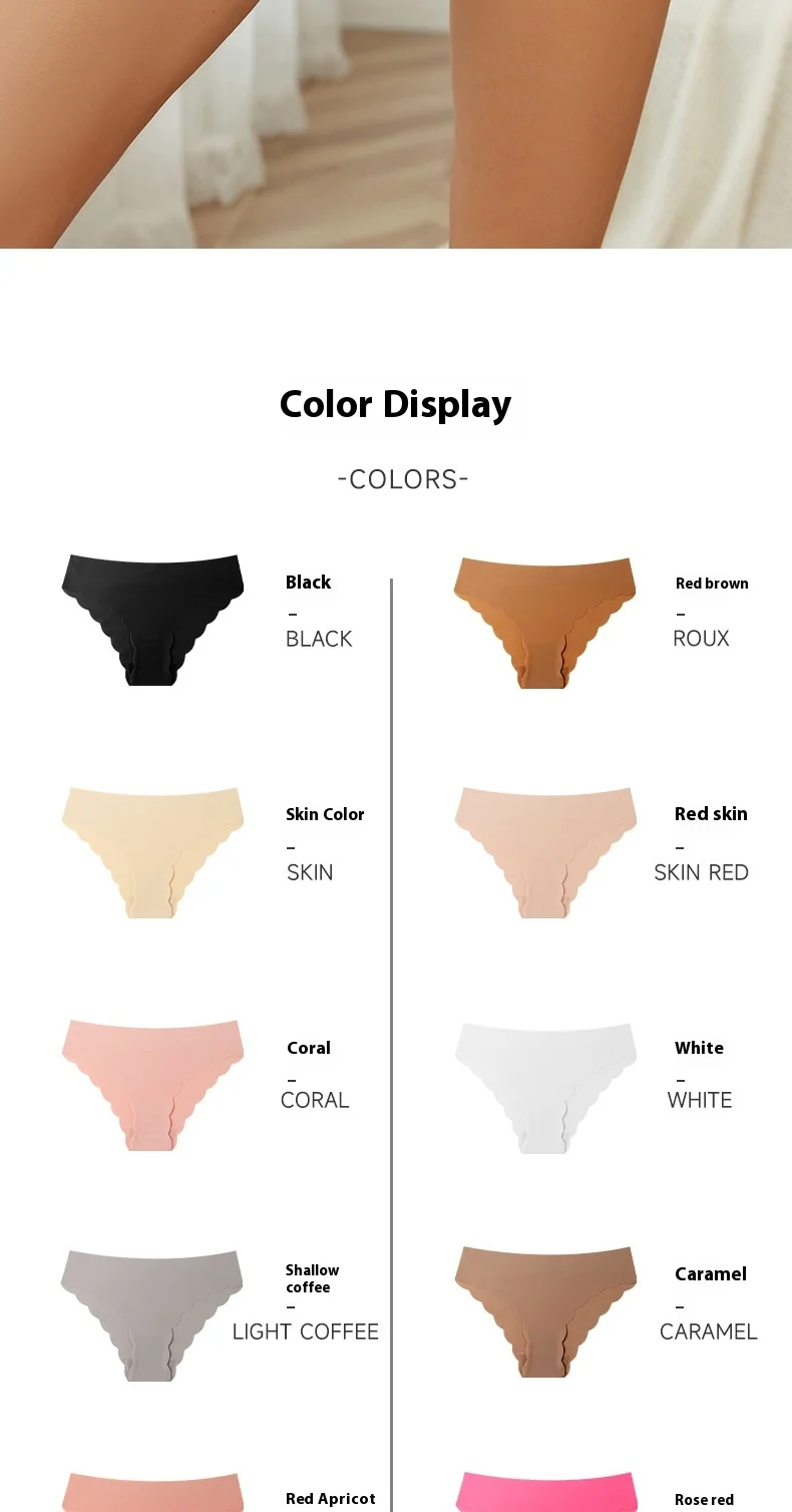 Wholesale New Arrival Ice Silk Women's Panties Breathable and Antibacterial Ladies Panties Women's Underwear Custom OEM Supplier
