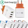 3USB 3 Ports QC3.0 Quick wall Charger Smart QC 3.0 USB fast charging 18W Adapter For SAMSUNG IPHONE HUAWEI xiaomi
