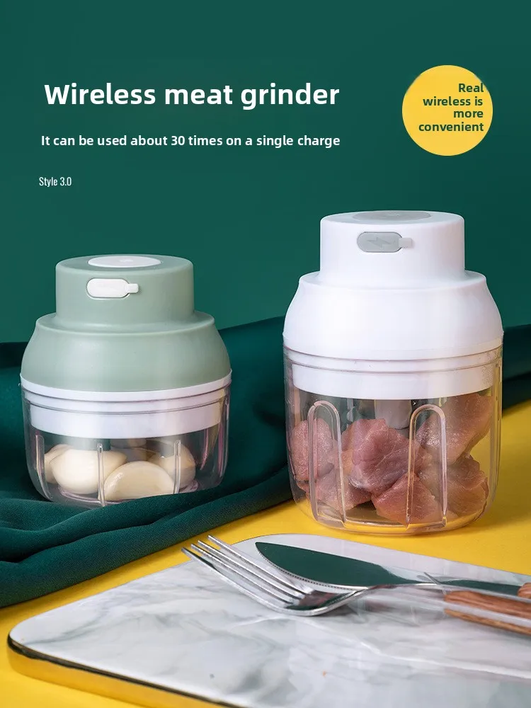 Wholesale Electric USB Rechargeable Durable Mini Food Processor Vegetable Garlic Chopper for Kitchen