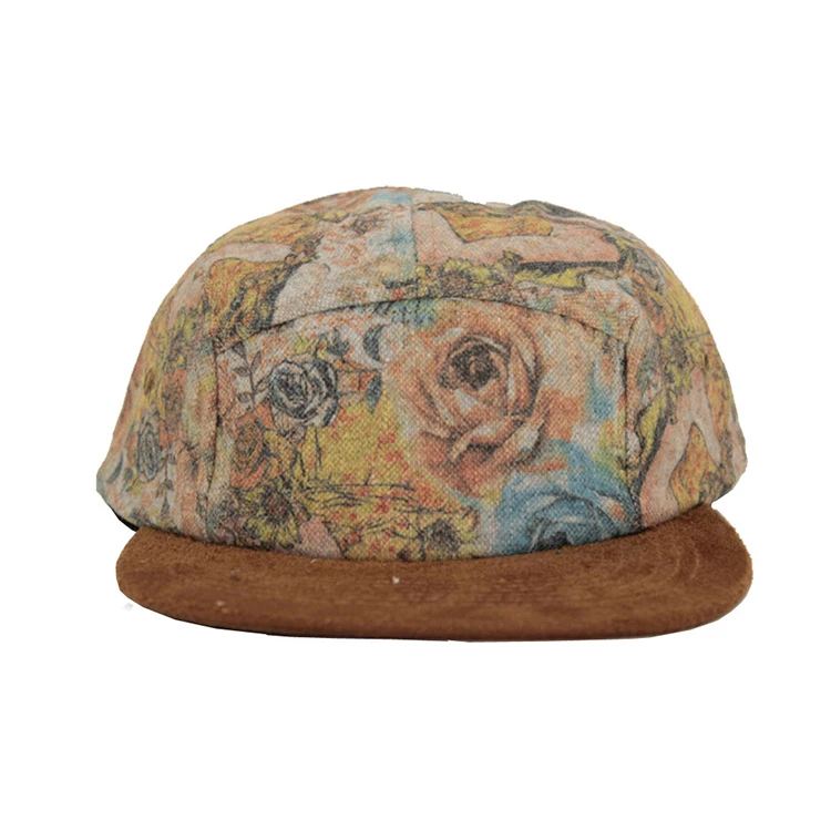 blank 5 panel camp hat