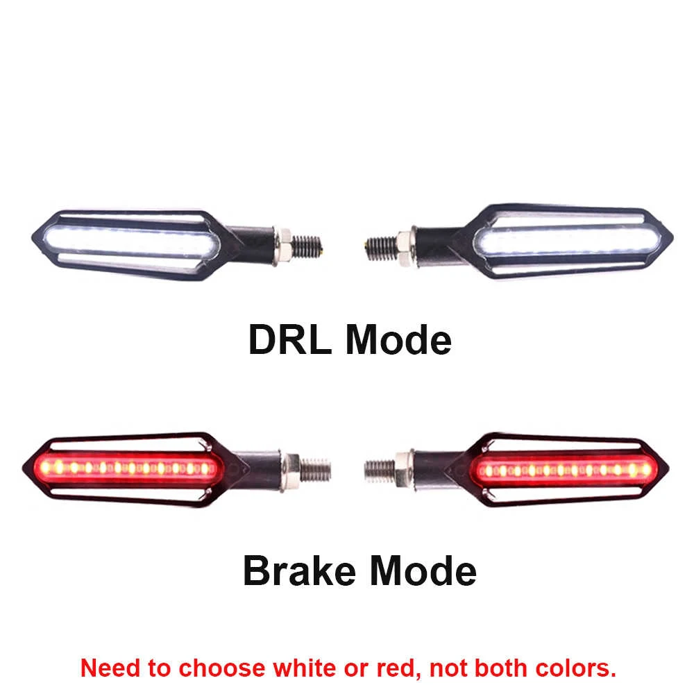 Universal Led Blinker Flasher Daytime Drl Indicator Light Brake Lamp