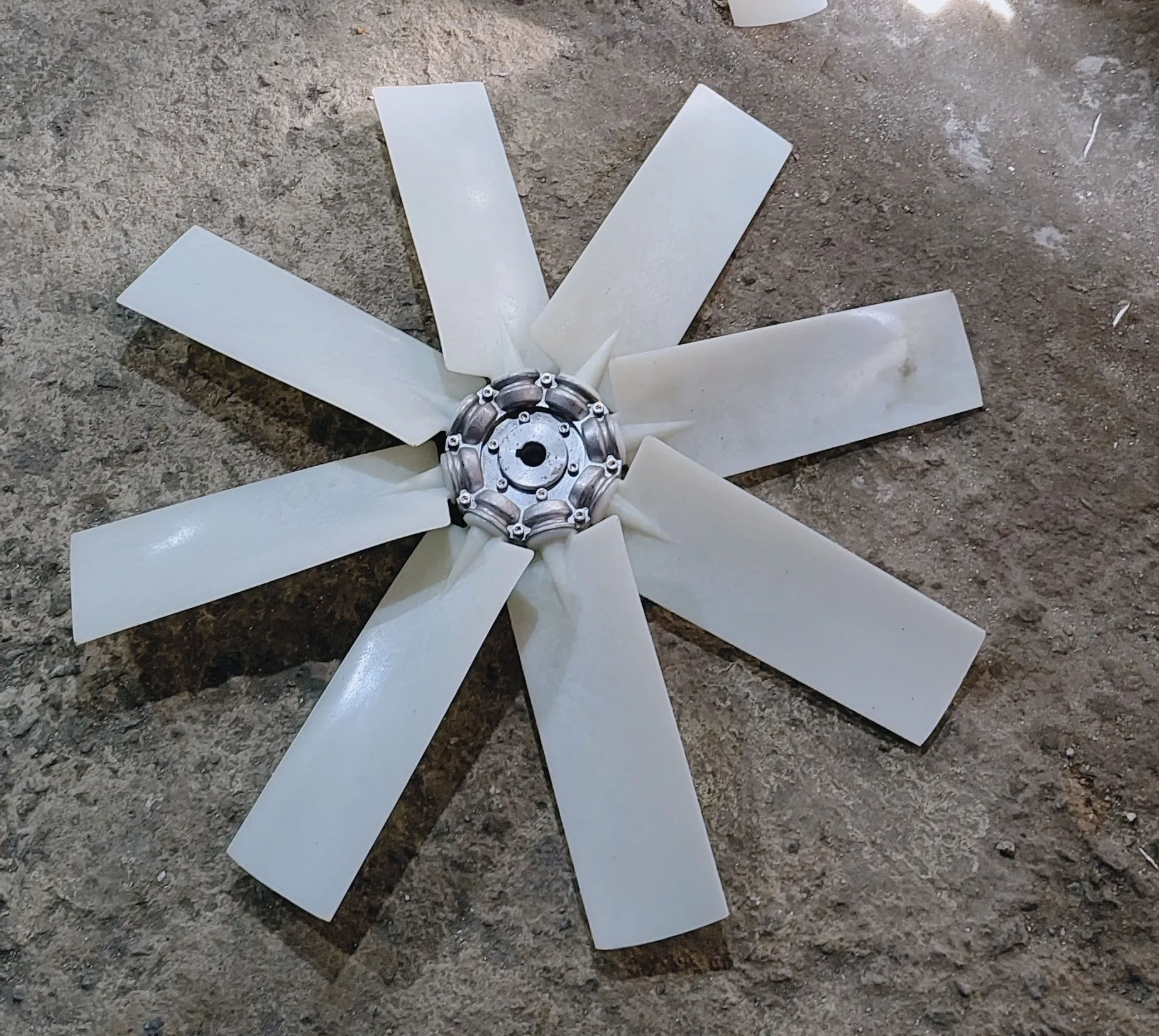 Axial Flow Fan, Aluminium, 300-1800mm, large - detail 4